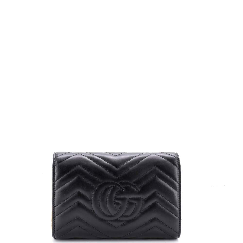 Gucci Gg Marmont Chain Wallet Matelasse #249568G10B - Picture 3 of 7